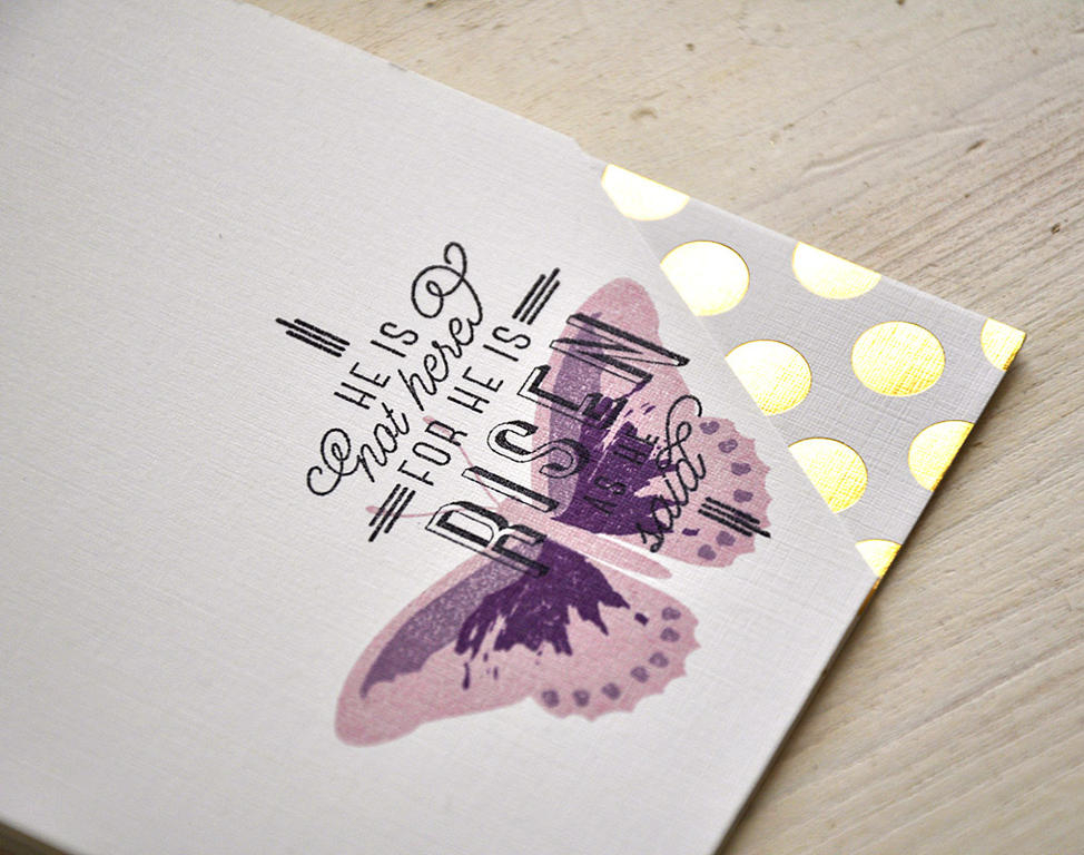 Stamps: Easter Alleluias, Beautiful Butterflies and Beautiful Butterflies Layers<br />
Ink:...