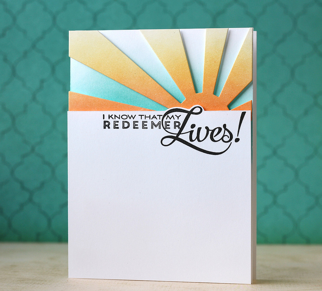 cardstock: stamper&#039;s select white<br />
ink: true black, tropical teal, orange zest,...