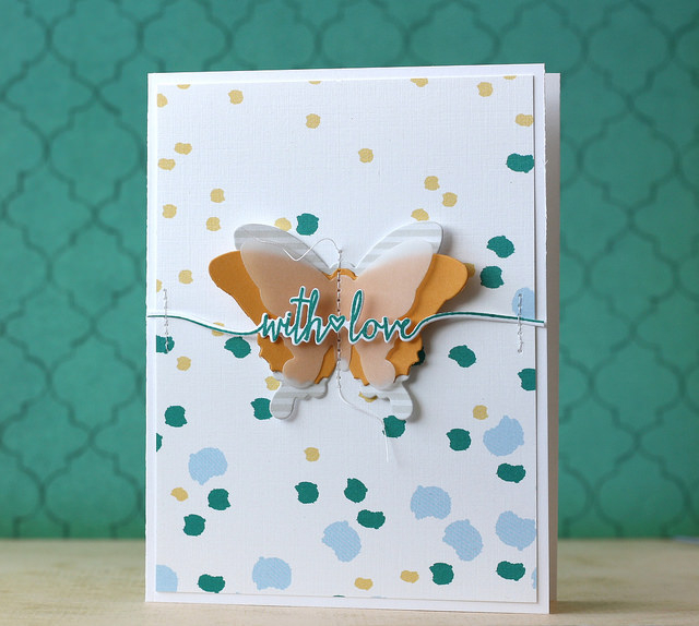 cardstock: stamper&#039;s select white, summer sunrise<br />
pattern paper: watercolor wonder,...