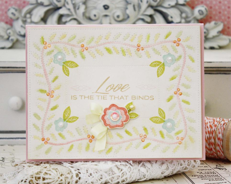Papertrey Ink Supplies Used:<br />
Stamps:<br />
Quilted Spring<br />
Tools:<br />
Cover...