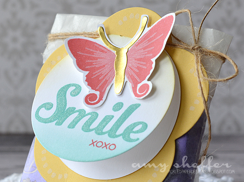 Stamps: Enclosed: Flower, Beautiful Butterflies, Beautiful Butterflies Layers<br />
Ink:...