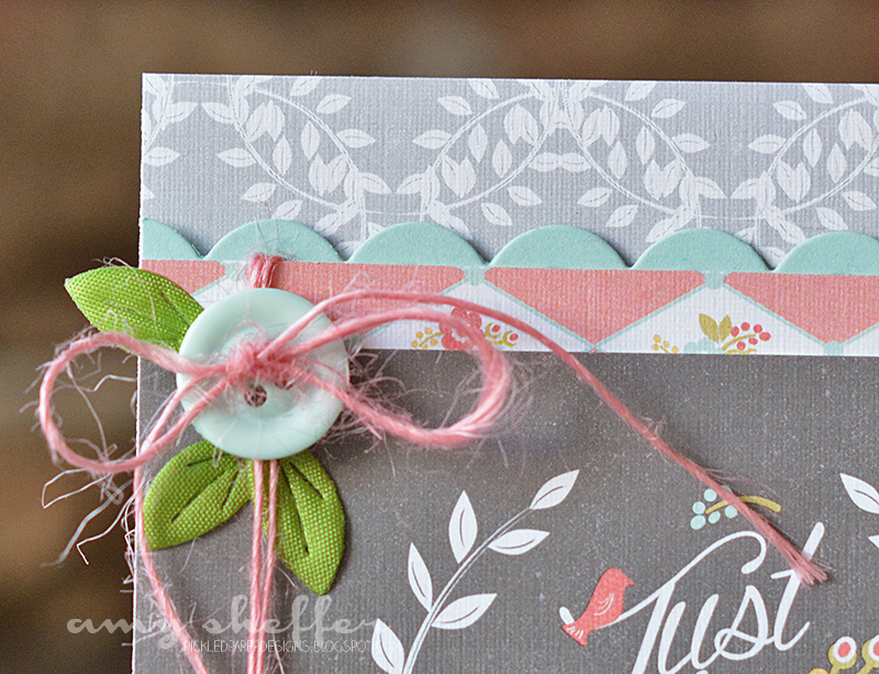 Make It Market Mini Kit: Lovely Laurels (stamps, paper, dies, pink twine, leaf ribbon)<br />...