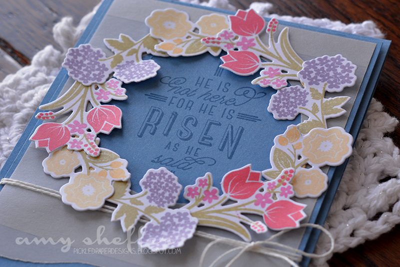 Stamps: Easter Alleluias, Bitty Bouquets<br />
Ink: Spring Moss, Lemon Tart, Harvest Gold,...
