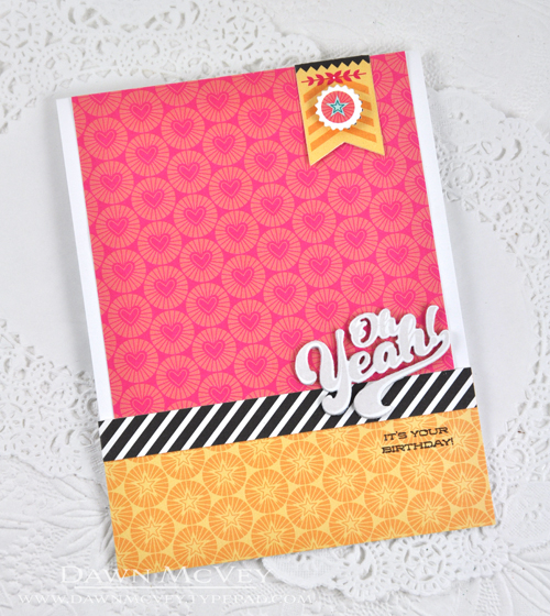 Paper: stamper&#039;s select white, Clipsters patterned paper collection<br />
Stamps:...