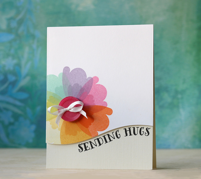 cardstock: stamper&#039;s select white, vintage cream linen<br />
ink: hibiscus burst, orange...