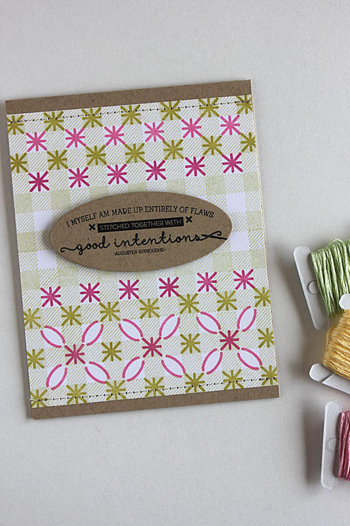 size: 4 1/4&quot; x 5 1/2&quot;<br />
<br />
stamps: Chicken Scratch, Background Basics: Super...