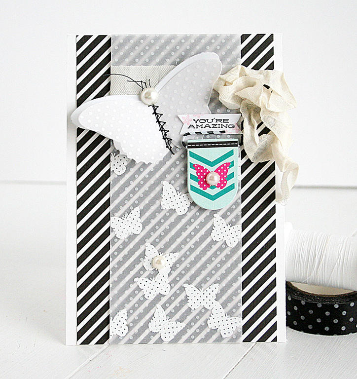 STAMPS: Make It Market Mini Kit: Clipsters<br />
INK: Versamark - craft supply, True Black,...