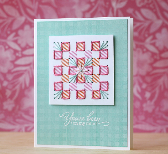 cardstock: stamper&#039;s select white, aqua mist<br />
ink: hibiscus burst, orange zest,...