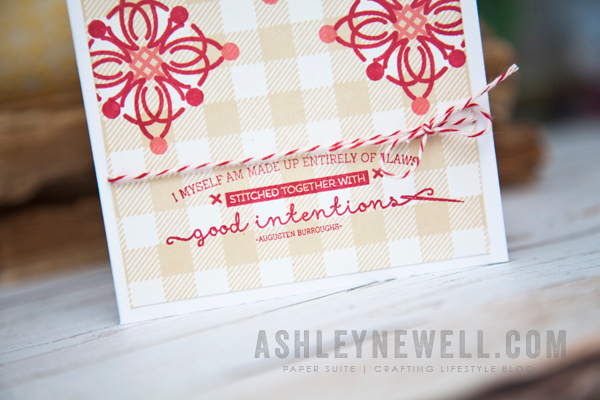 Stamps: Chicken Scratch, Background Basics: Super Gingham<br />
<br />
Ink: Fine Line, Pure...