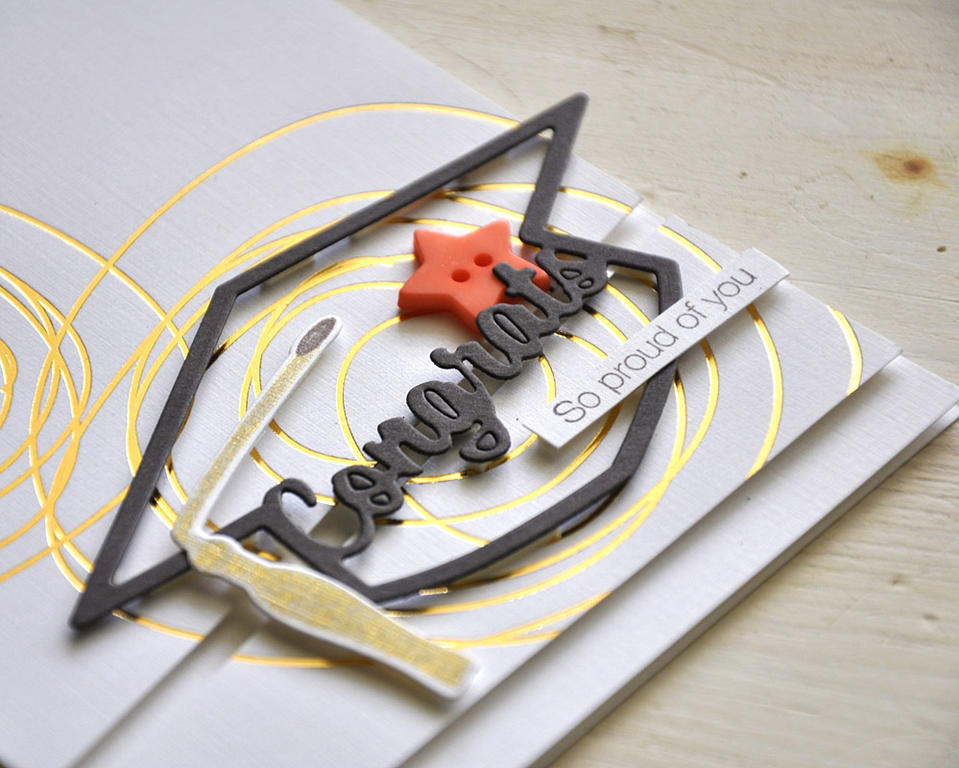 So Proud of You Card Detail