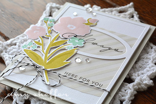 Stamps: Brushed Blooms<br />
Dies: Brushed Blooms, Youâ€™ve Been Framed: Ovals<br />
Ink:...