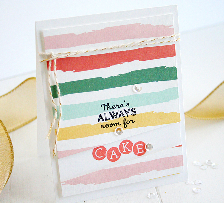 STAMPS: Retro Style Birthday Sentiments<br />
INK: Melon Berry, True Black<br />
PAPER: white...