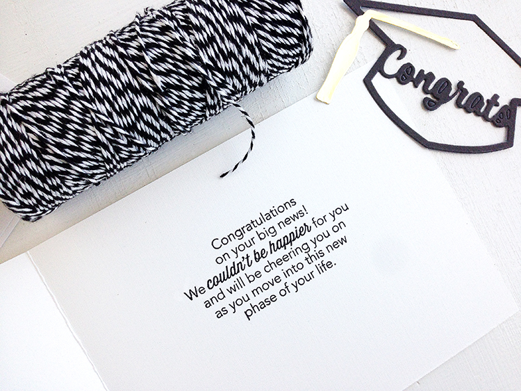 STAMPS: Keep It Simple: Graduation, Enclosed: Graduate, <br />
Tucked In: Congratulations (on...