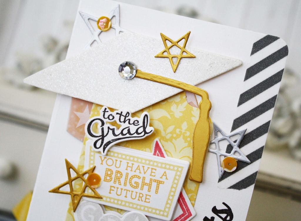 Papertrey Ink Supplies Used:<br />
Stamps:<br />
Enclosed:  Graduate, Retro Style Graduation,...