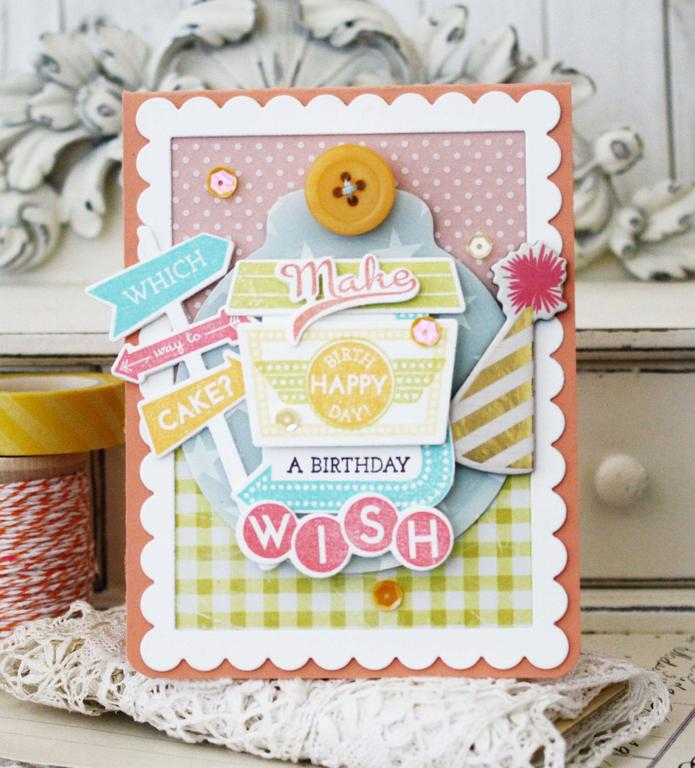 Papertrey Ink Supplies Used:<br />
Stamps:<br />
Retro Style Birthday<br />
Tools:<br />
Tag...