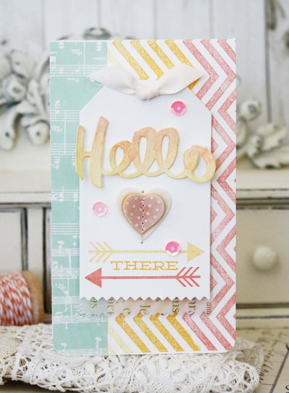 Papertrey Ink Supplies Used:<br />
Stamps:<br />
Noted<br />
Ink:<br />
Melon Berry, Summer...
