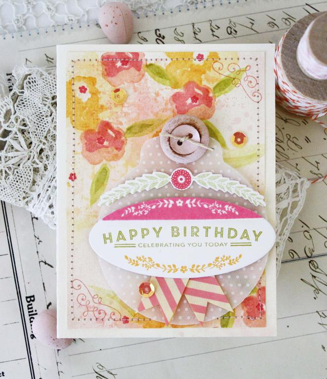 Papertrey Ink Supplies Used:<br />
Stamps:<br />
Brushed Blooms and You&#039;ve Been Framed:...