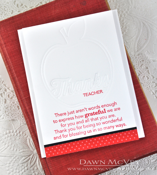 Paper: stamper&#039;s select white, smokey shadow, pure poppy bitty dot<br />
Stamps: Enclosed:...