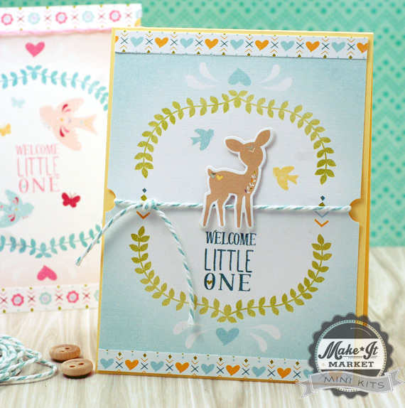 stamps, dies, patterned paper, twine: make it market mini kit: wee folk<br />
other: 3/8&quot;...