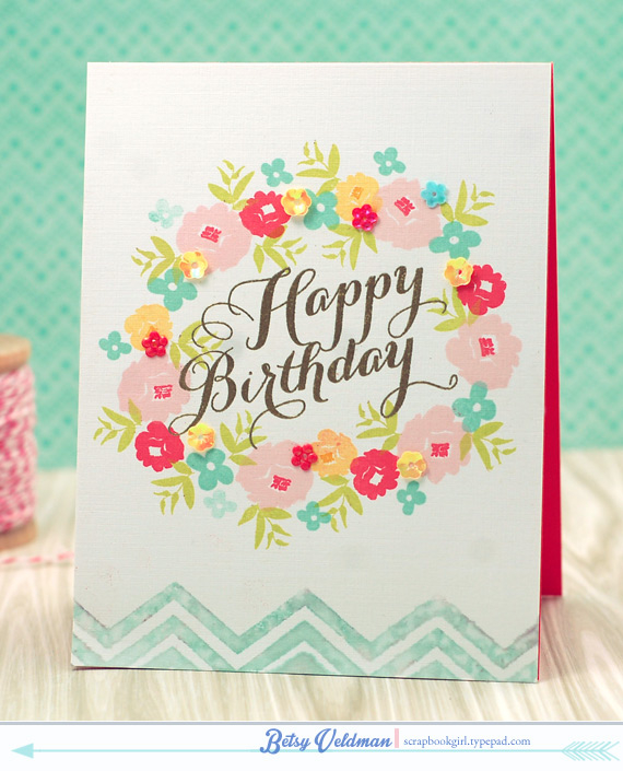 stamps: graceful greetings, noted<br />
ink: berry sorbet, aqua mist, harvest gold, limeade...