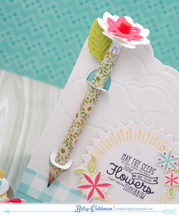 stamps: seeds of knowledge<br />
ink: harvest gold, berry sorbet, aqua mist, limeade ice<br />...