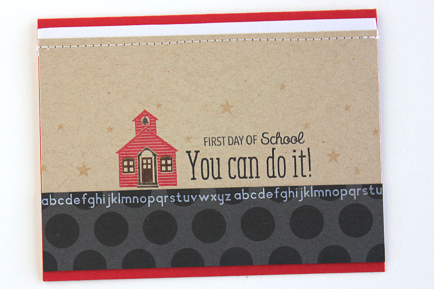 size: 5 1/2&quot; x 4 1/4&quot;<br />
<br />
stamps: Petite Places: School, Lunchbox Love,...