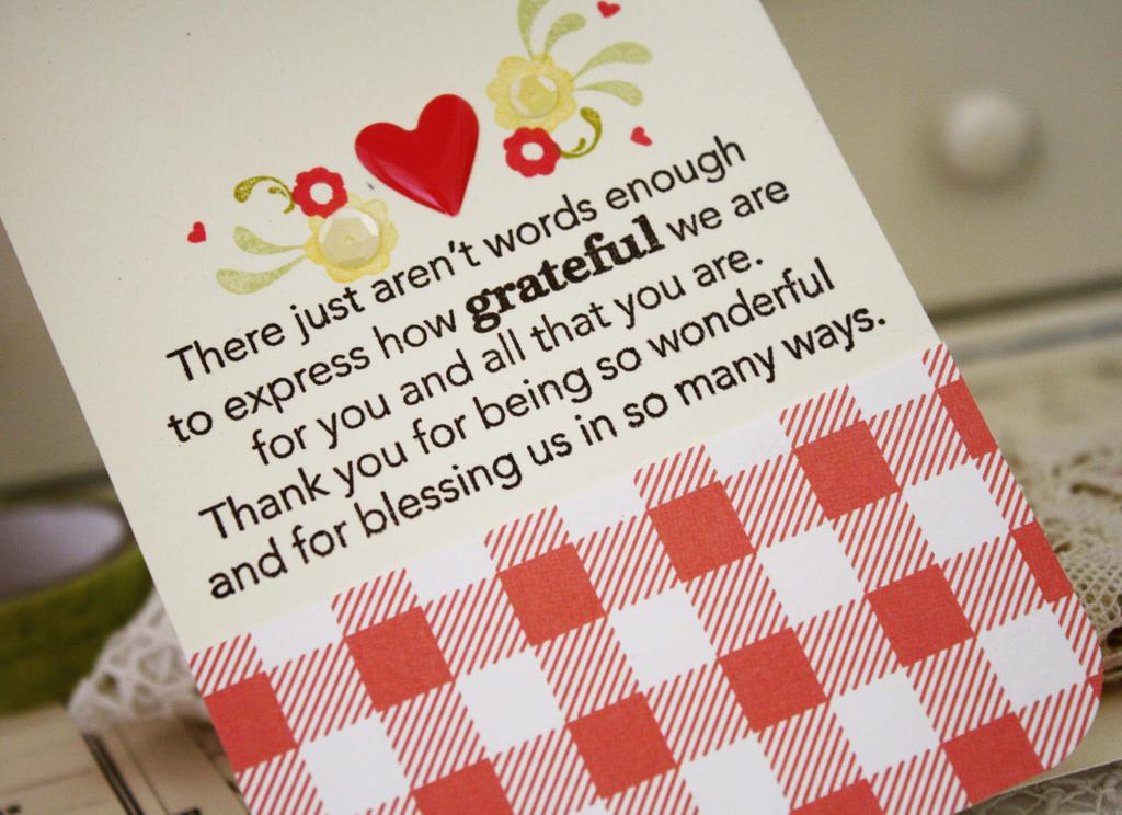 Papertrey Ink Supplies Used:<br />
Stamps:<br />
Enclosed:  Apple and Tucked In:  Thank You<br...