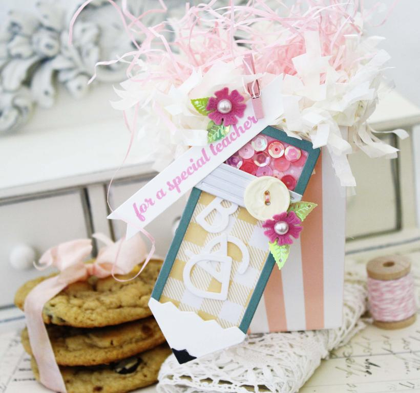 Papertrey Ink Supplies Used:<br />
Stamps:<br />
Keep it Simple:  Teacher<br />
Tools:<br />...