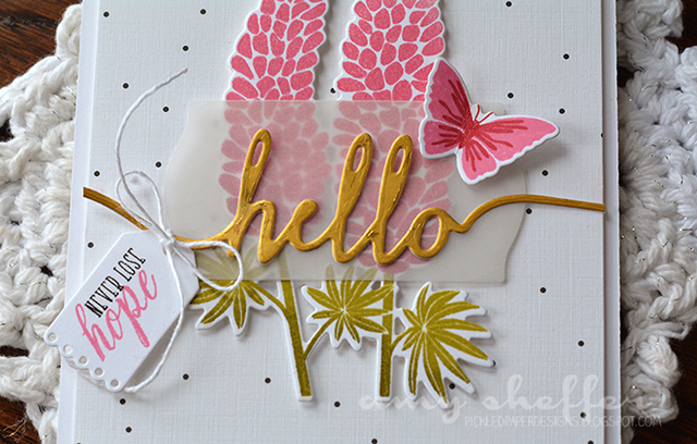 Stamps: Flower Favorites<br />
<br />
Dies: Flower Favorites, Tiny Tags, Fillable Frames 11,...