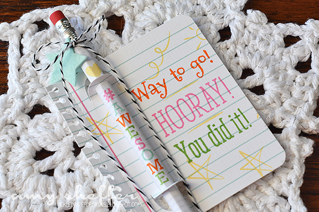Stamps: Lunchbox Love, Pencil Me In, Pencilgrams<br />
<br />
Dies: Write Stuff Holders,...