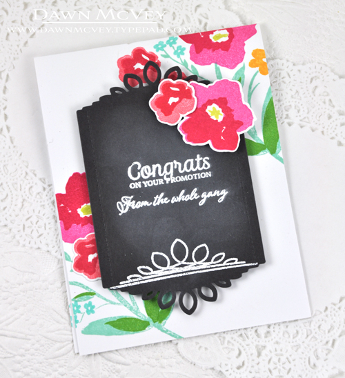 Paper: stamper&#039;s select white, smokey shadow<br />
Stamps: Watercooler Talk, Center Style:...