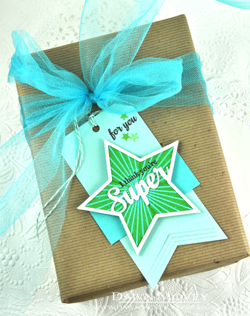 Paper: aqua mist, hawaiian shores, stamper&#039;s select white<br />
Stamps: Enclosed: Star<br...