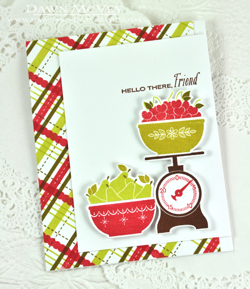 Paper: stamper&#039;s select white<br />
Stamps: Second Helping of Sunshine, Plaid Builder<br...