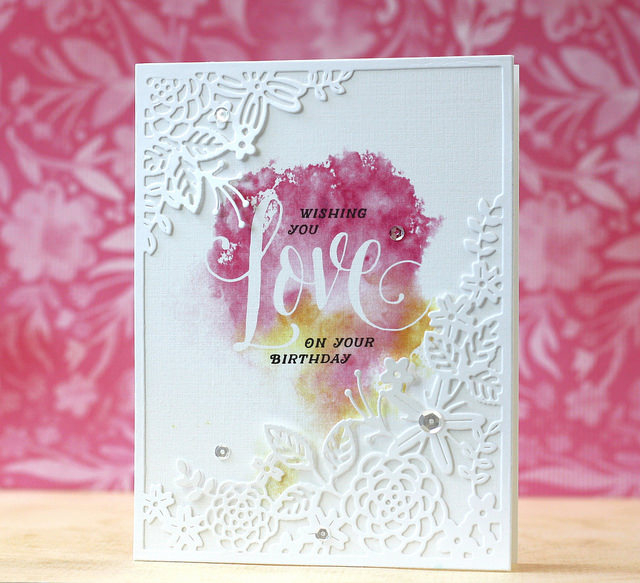 cardstock: stamperâ€™s select white<br />
pattern paper: garden gild<br />
ink: true black<br...