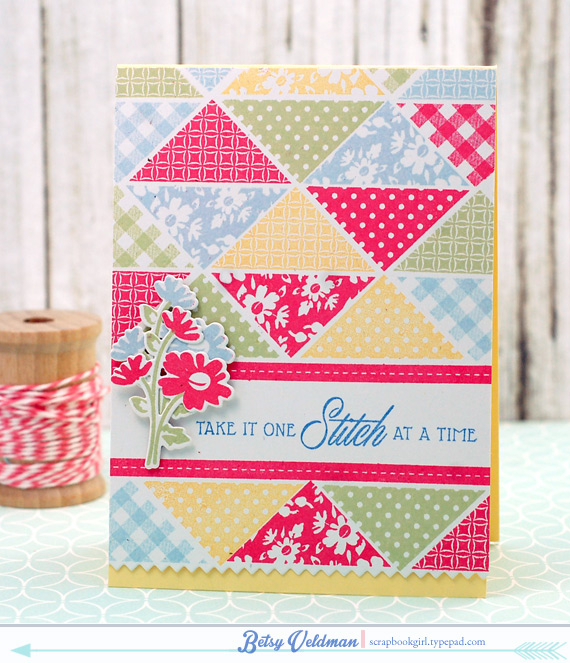 stamps: quilted: summer, plaid builder<br />
ink: spring rain, spring moss, berry sorbet,...
