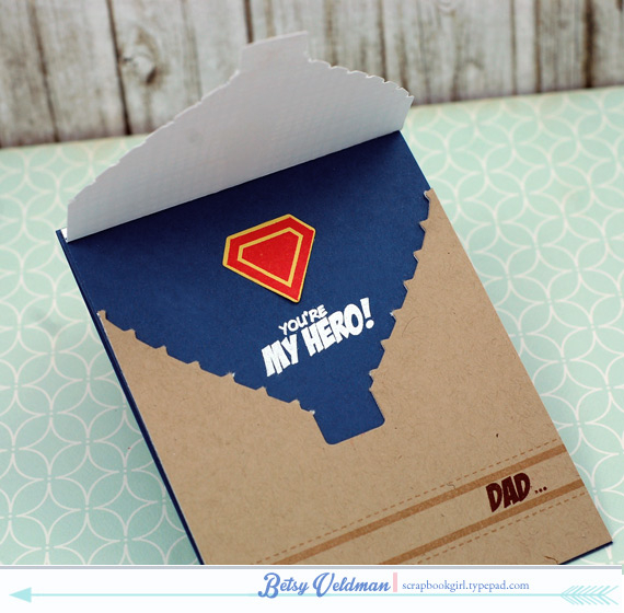 stamps: superhero, plaid builder<br />
ink: classic kraft, enchanted evening, spring rain, dark...