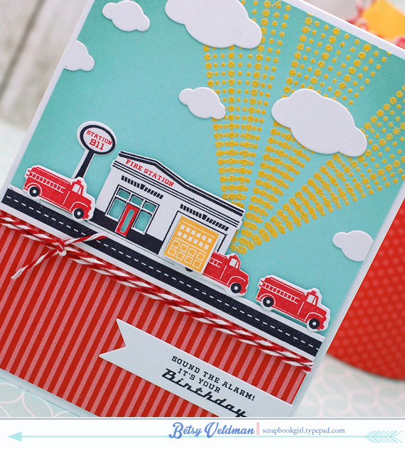 stamps: petite places: city station, hello sunshine<br />
ink: true black, summer sunrise, pure...