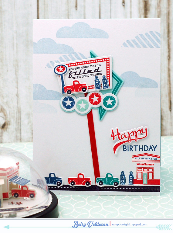 stamps: petite places: city station, retro style graduation, retro style birthday, make it...