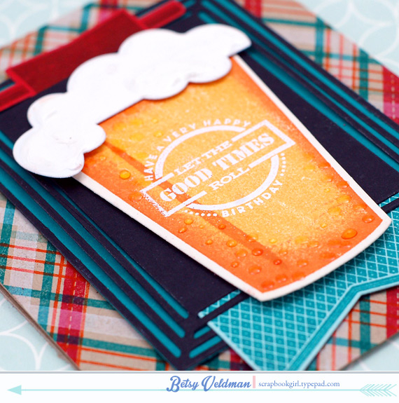 stamps: craft brew, center style: masculine, plaid builder<br />
ink: summer sunrise, canyon...