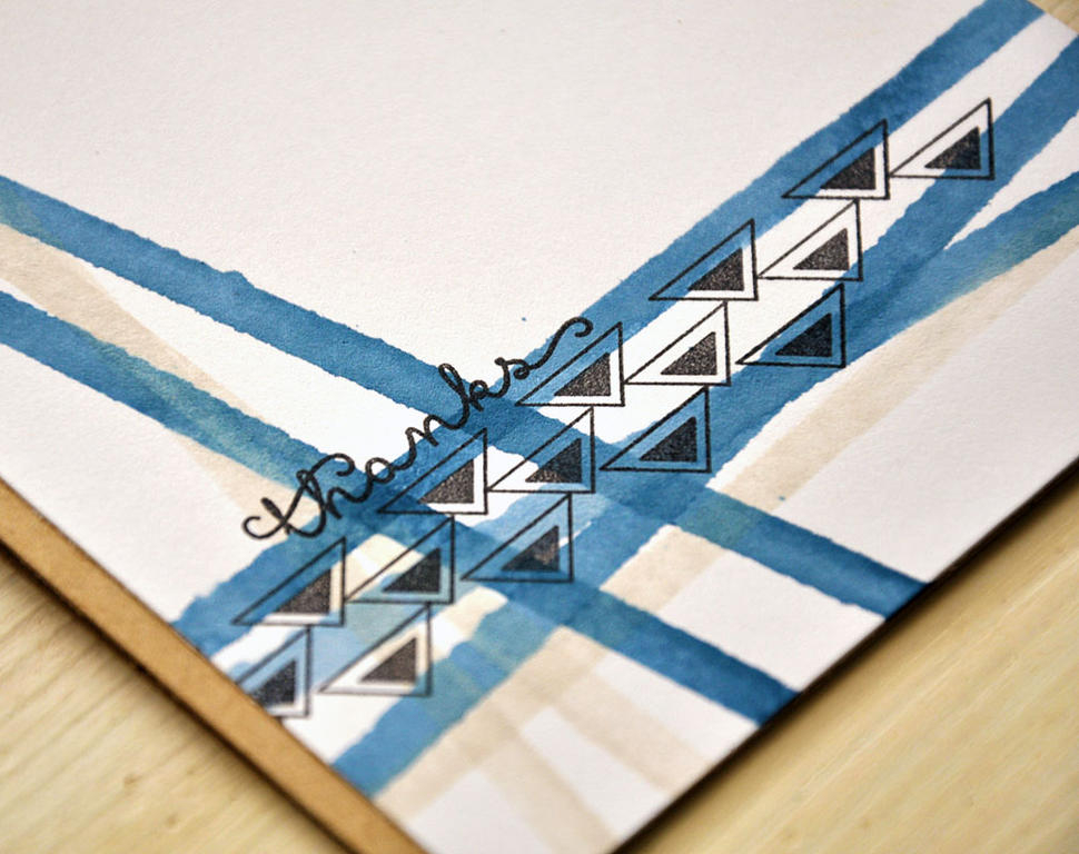 Stamps: Southwestern Style and Plaid Builder<br />
Ink: Enchanted Evening, Kraft and True...