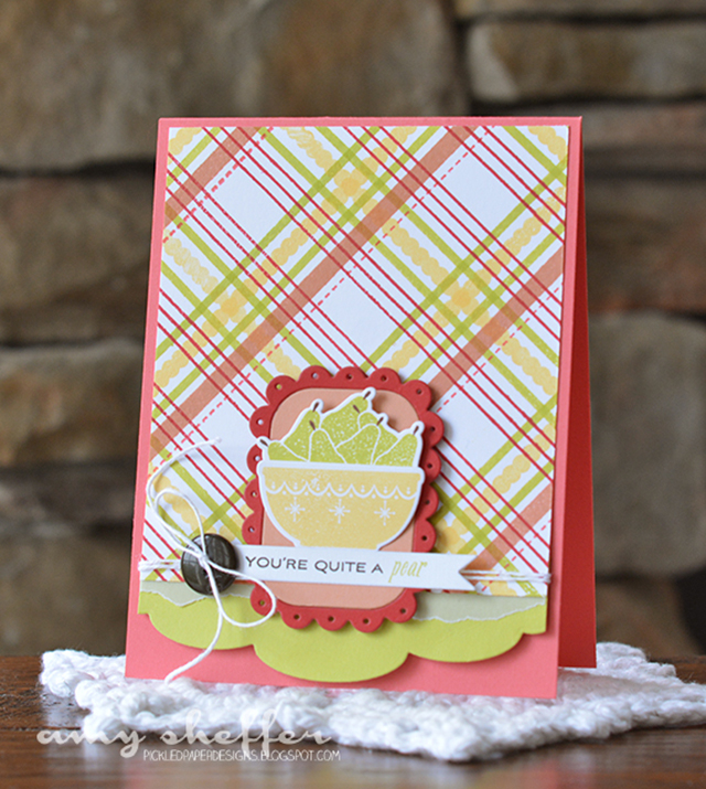 Stamps: Second Helping of Sunshine, Plaid Builder<br />
<br />
DIES: Second Helping of...