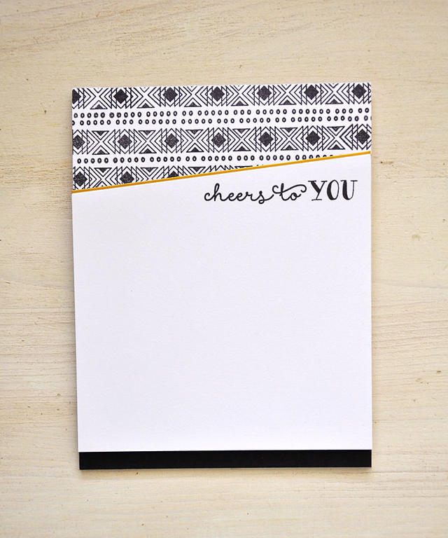 Stamps: Southwestern Style<br />
Ink: True Black<br />
Cardstock: White, True Black and Luxe...