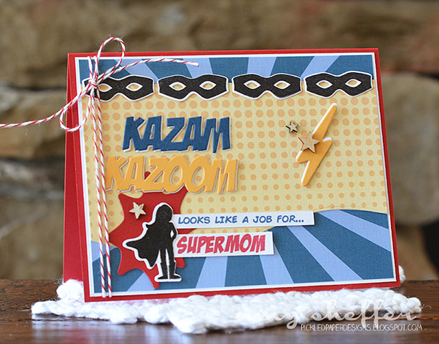 Stamps: Superhero<br />
<br />
Dies: Superhero, Zappy Birthday, Sentiment Splits: Horizontal...