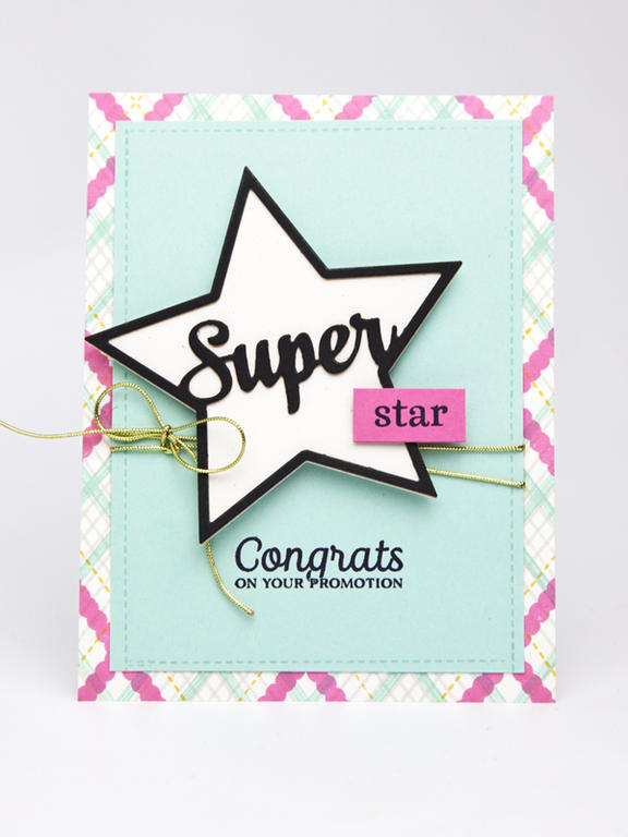 Supplies<br />
<br />
Stamps: Enclosed: Star, Watercoolor Talk, Plaid Builder<br />
<br />...