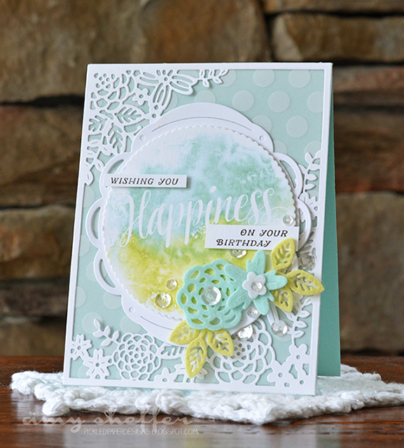 Make It Market Mini Kit: Garden Gild<br />
<br />
Scene It: Basic Backer die, Scene It: Doily...