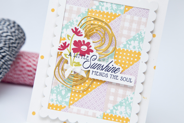 Supplies<br />
<br />
Stamps: Quilted: Spring, Polka Dot Basics<br />
<br />
Ink: True...