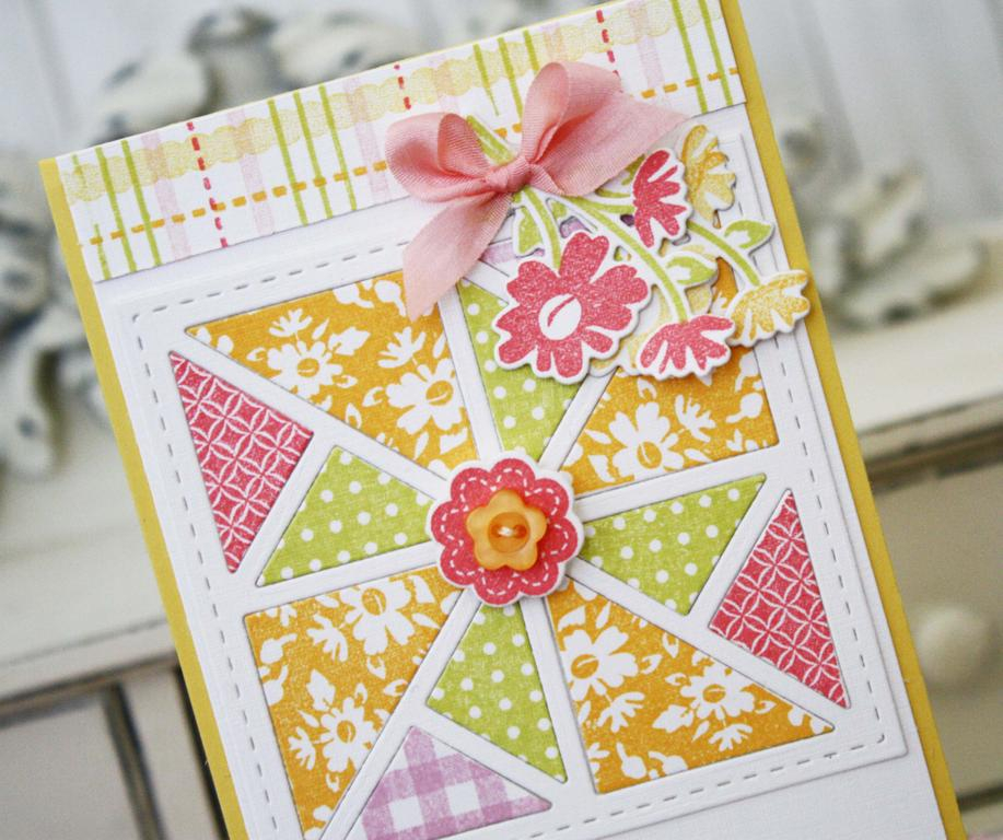 Papertrey Ink Supplies Used:<br />
Stamps:<br />
Quilted: Summer, Plaid Builder<br />
Ink:<br...