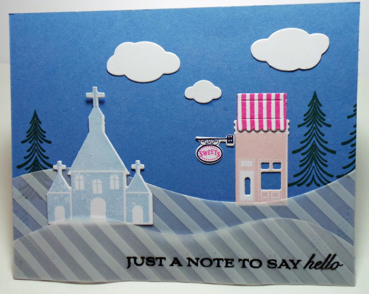 Scene - It<br />
Stamp Sets:<br />
Holiday Home, Sweet Shop, Banner Sentiments, Tinsel and...