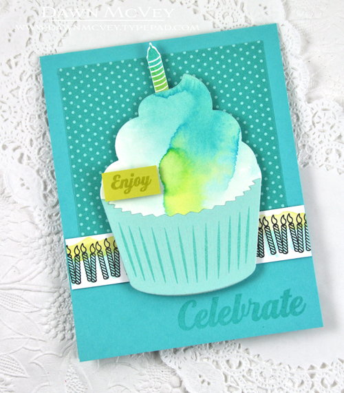 Paper: stamper&#039;s select white, aqua mist, hawaiian shores, hawaiian shores bitty dot,...