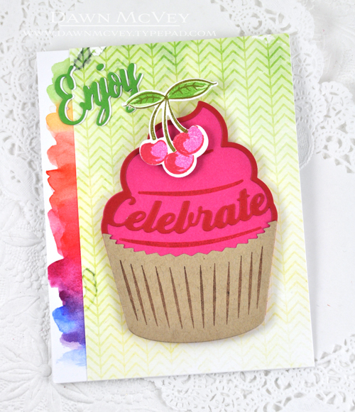 Paper: stamper&#039;s select white, kraft, raspberry fizz, pure poppy, Still Life: Summer<br />...